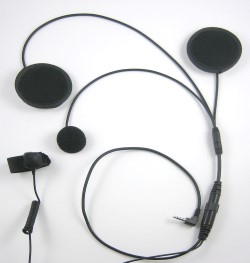 Fingertip PTT Headset