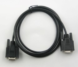 Serial Cable (Male-Female, Black)